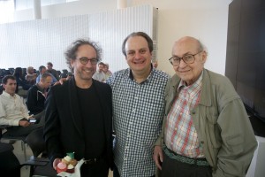 Tod Machover, me, Marvin Minsky