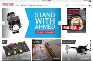 Makershed Stand with Ahmed